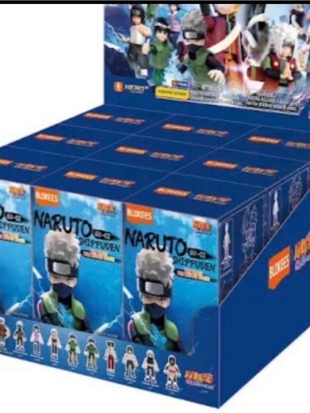 Naruto Shippuden Blind Box Mini-Figures - Blue Packaging